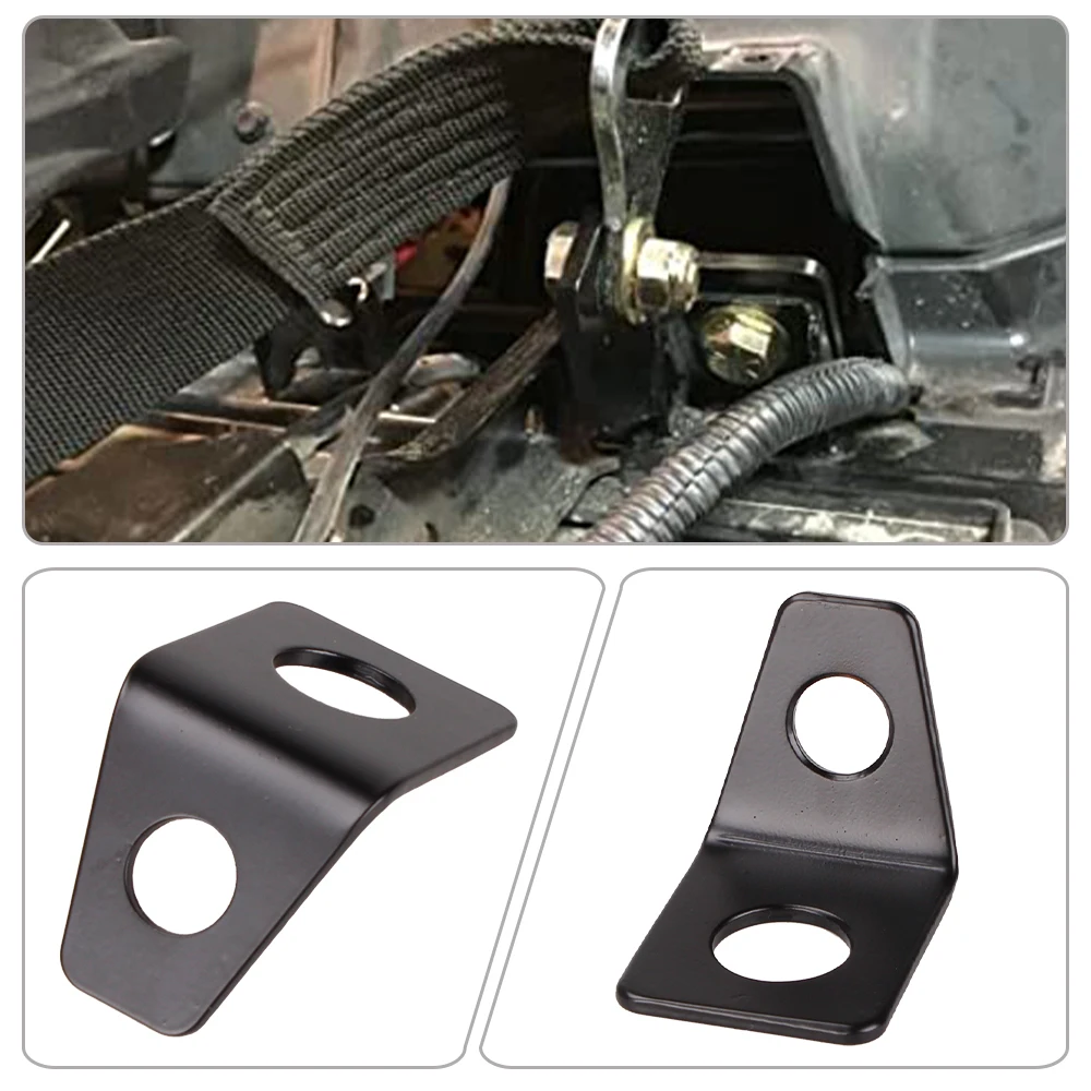 RASTP-Car Seat Belt iron Sheet Holder 90 Degree Angle Bracket Kit L-shaped Mounting Bracket Modification Accessories RS-BAG062