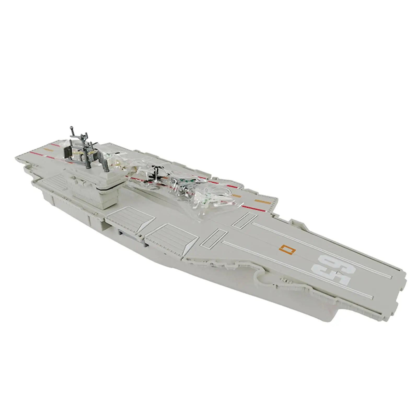 1pc 1:730 Nimitz Class Aircraft Carrier Model with 6 Airplane Landing Kids Military Ship Toy Gifts Office Decor