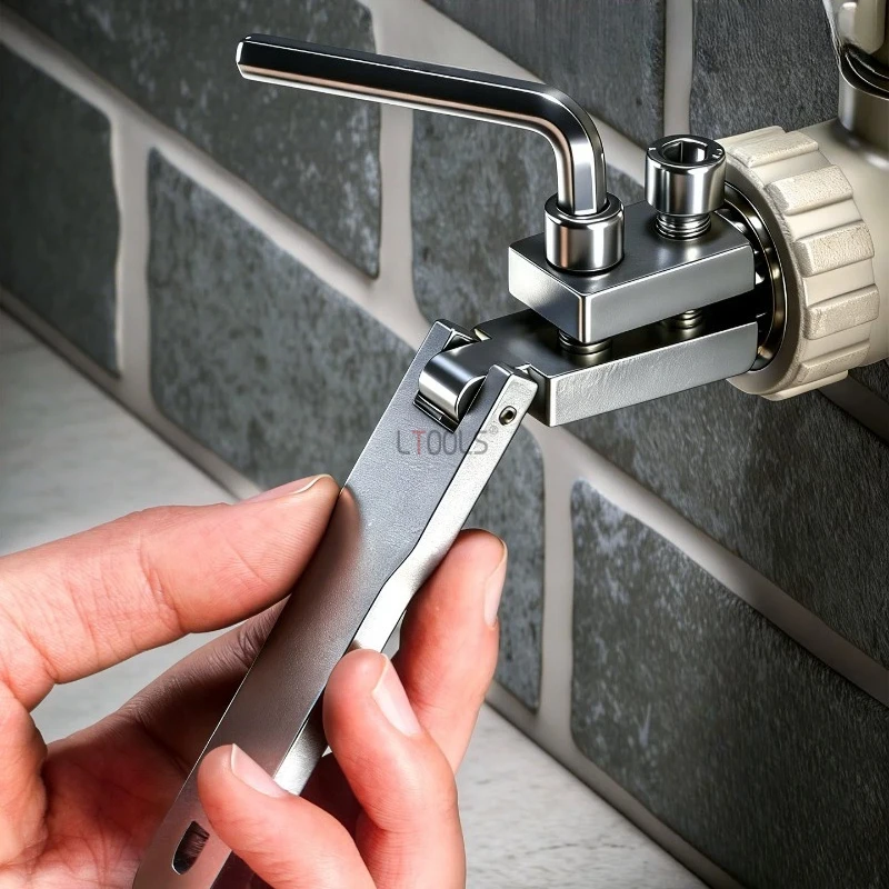 New Broken Wire Extractor Threading Tool with Handle 11-21mm Adjustable Faucet Angle Valve Repair Tools Tap and Screw Remover