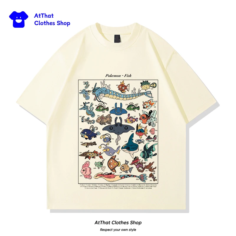 roupas-pokemon-fish-guide-camiseta-de-manga-curta-solta-de-verao-de-algodao-puro-retro-estilo-japones