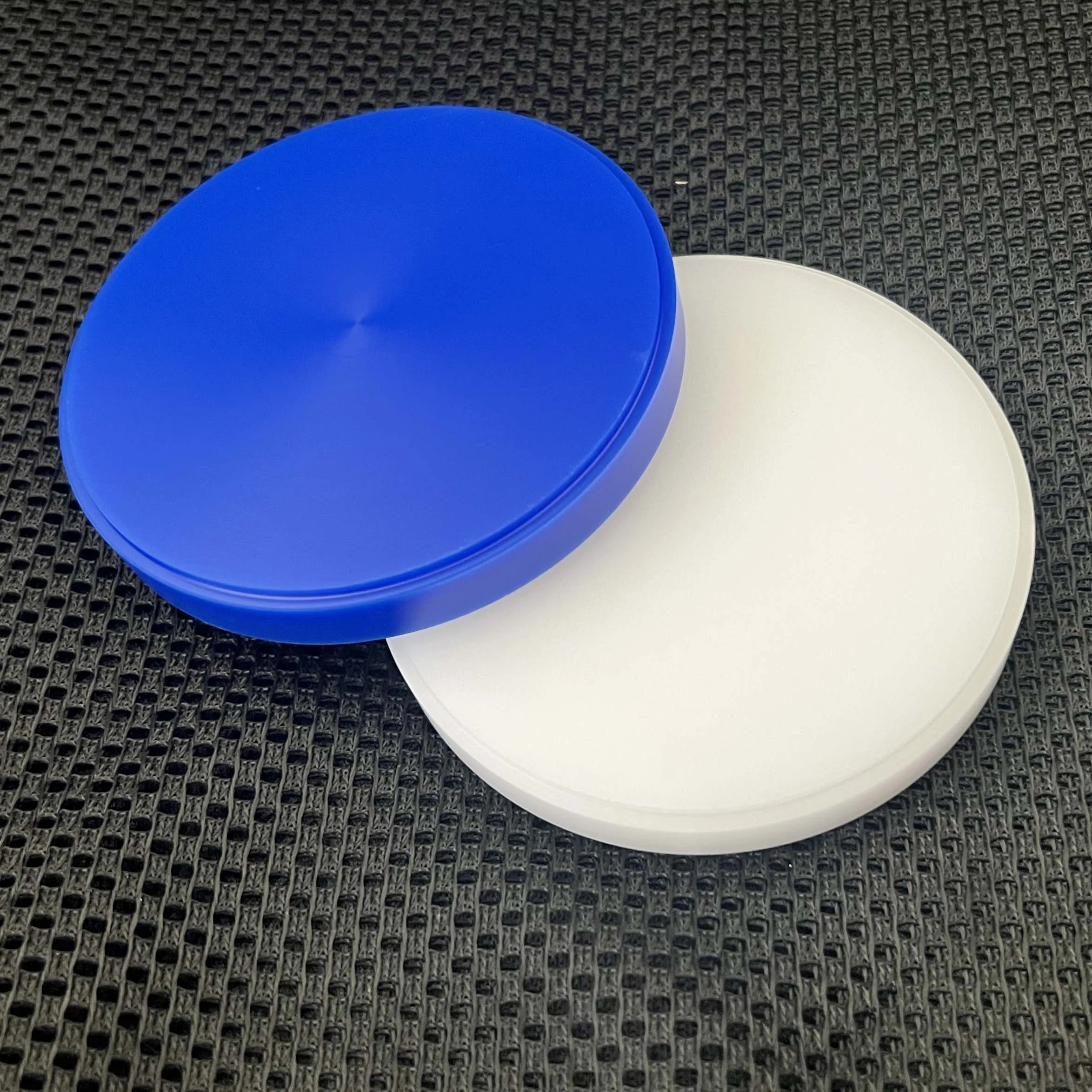 1 pcs Dental Lab Blue & White Wax Blocks Disc Carving OD 98mm x 14mm CAD/CAM Dentistry Wax Disks Materials