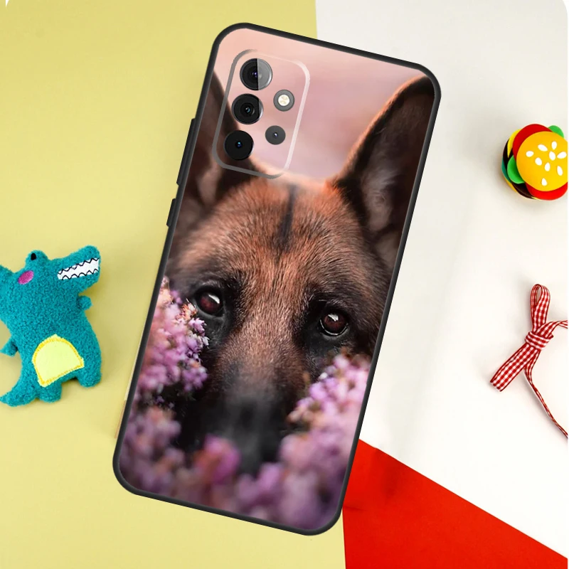 German Shepherd Dog Case For Samsung Galaxy A54 A34 A24 A14 A12 A22 A32 A42 A52 A72 A52S A51 A71 A13 A53 Cover