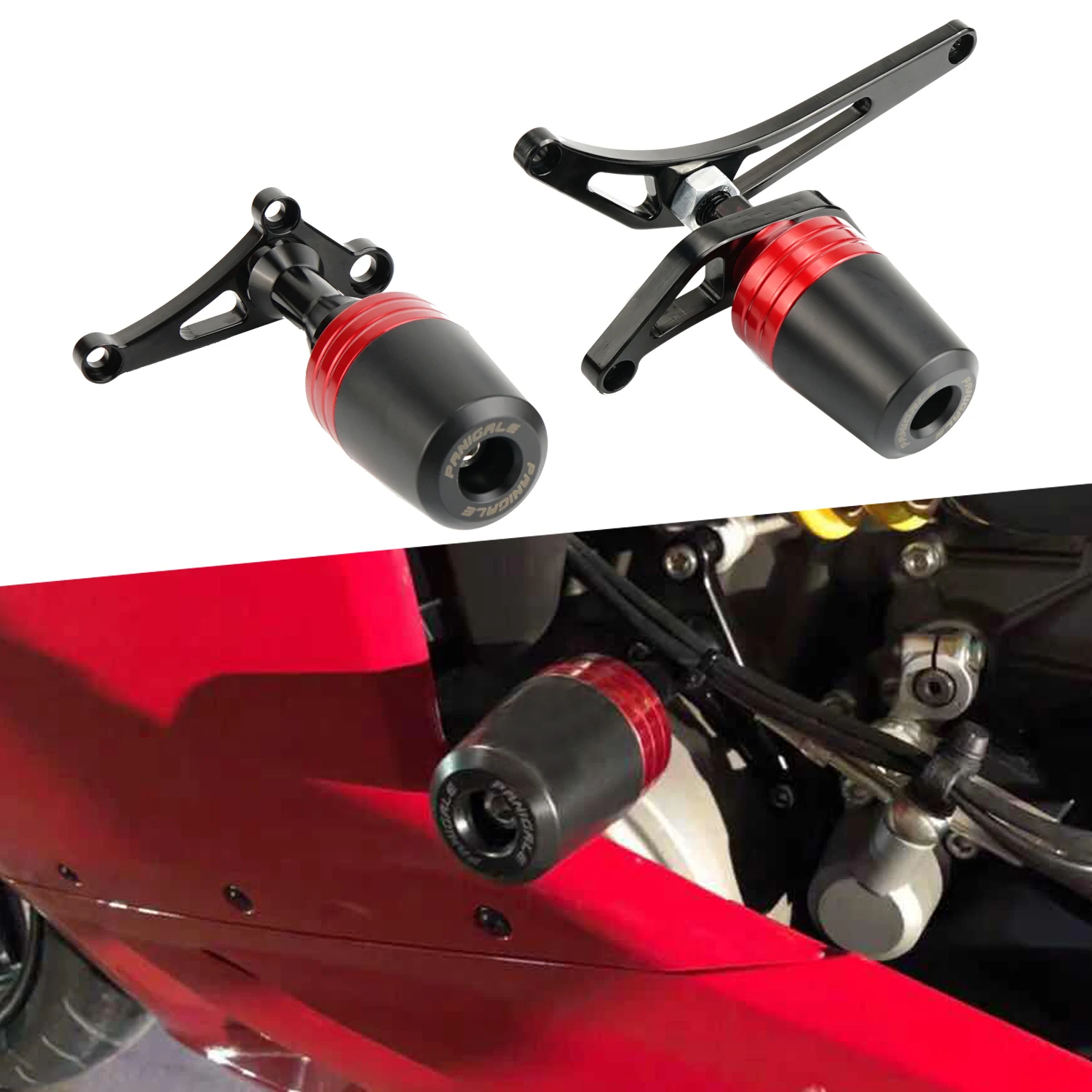 

Motorcycle Frame Slider Crash Pads Falling Protector For Ducati Panigale 1199 1199S 1299 1299S 2019-2024