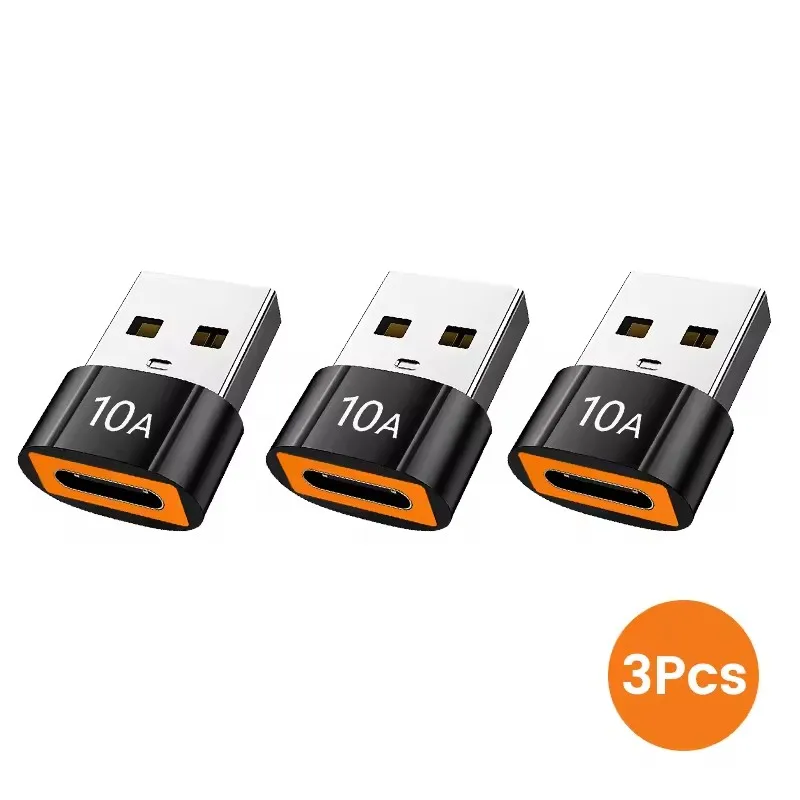 10A USB A To USB C OTG Adapter Type C to USB Converter USB 3.0 Adapter For Xiaomi 14 MacBook USB To Type C OTG Connector image 3