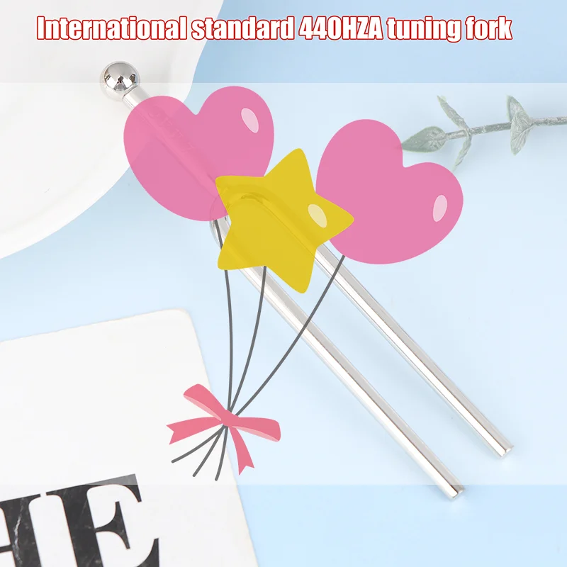 Tuning Fork 440Hz A Tone Stainless Steel Violin Viola Cello Tuner Hammer  Sound Percussion Instrument Part