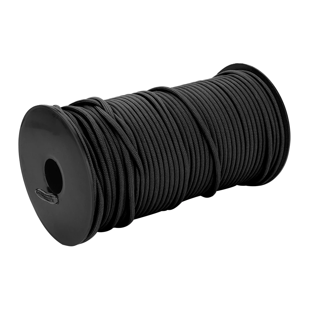 100m 9 Strands 4mm Heavy Duty Parachute Cord Lanyard String Cloth Line Camp Rope