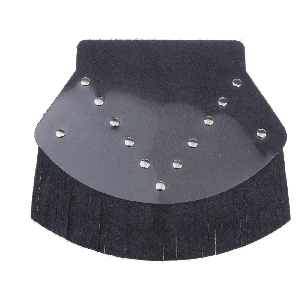 

Rear Wheel Cover Splash Guard Black PU Leather Mudguard for Motorcycles Accessories and Parts
