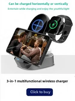 10 in 1 15W aluminum alloy magnetic suction wireless fast charging, external mobile phone computer USB hub