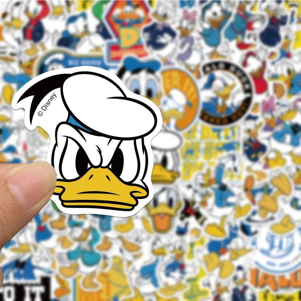 10/30/50pcs Disney Cute Cartoon Donald Duck Graffiti Stickers Laptop Phone Scrapbook Diary Luggage Stationery Sticker Kid Toy