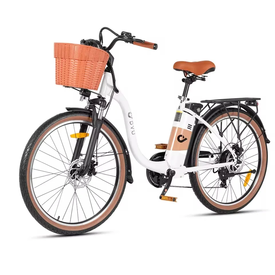 AliExpress DYU C6 PRO Electric Bicycle 250W Brushless Motor 36V15.6AH Lithium Battery Aluminum Adult 26in Tire Mountain Electric Bike