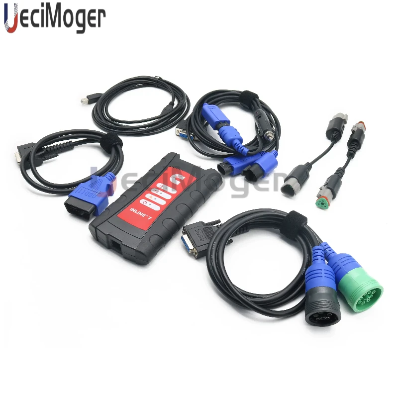 for Trucks Cummins Inline 7 Data Link Adapter Cummins Diagnostic Tool with Cummins Insite 8.9 Software