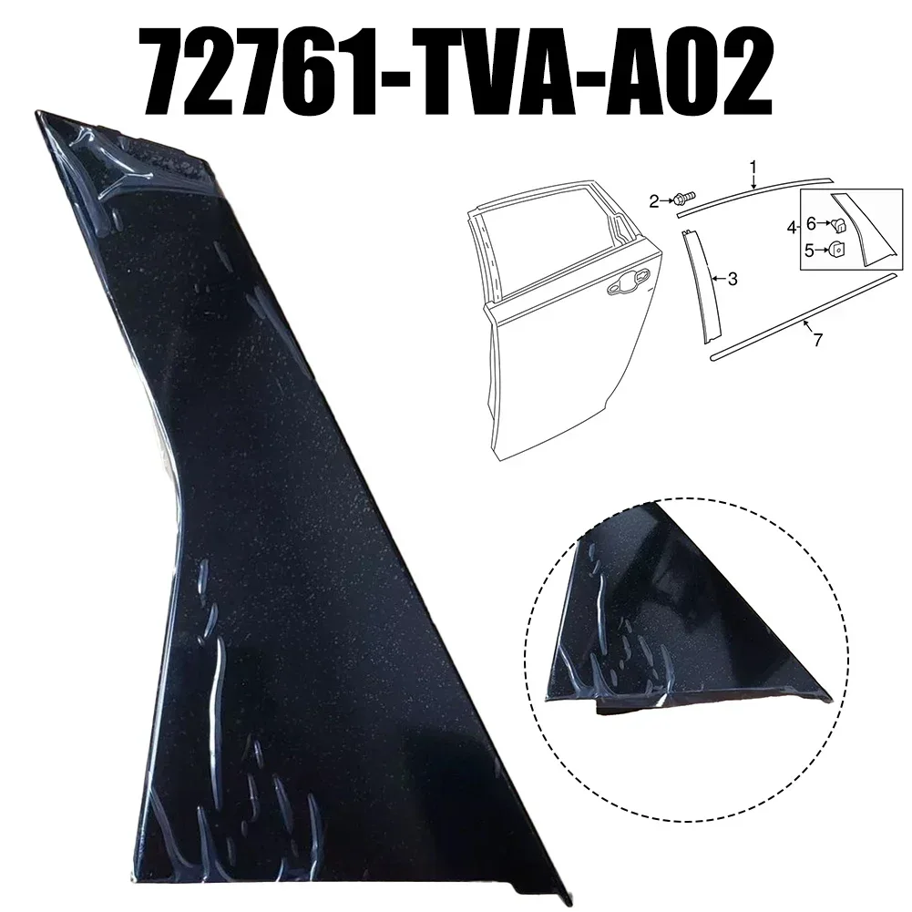 For Honda Car Left Rear Door Pillar Garnish #72761-TVA-A02 For Honda For Accord 2018 2019 2020 2021 2022 Car Accessories