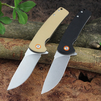 New Folding Knife D2 Steel Pocket Tactical Survival Outdoor G10 Handle Jackknife Hunting Gift Kitchen EDC Camping Knives