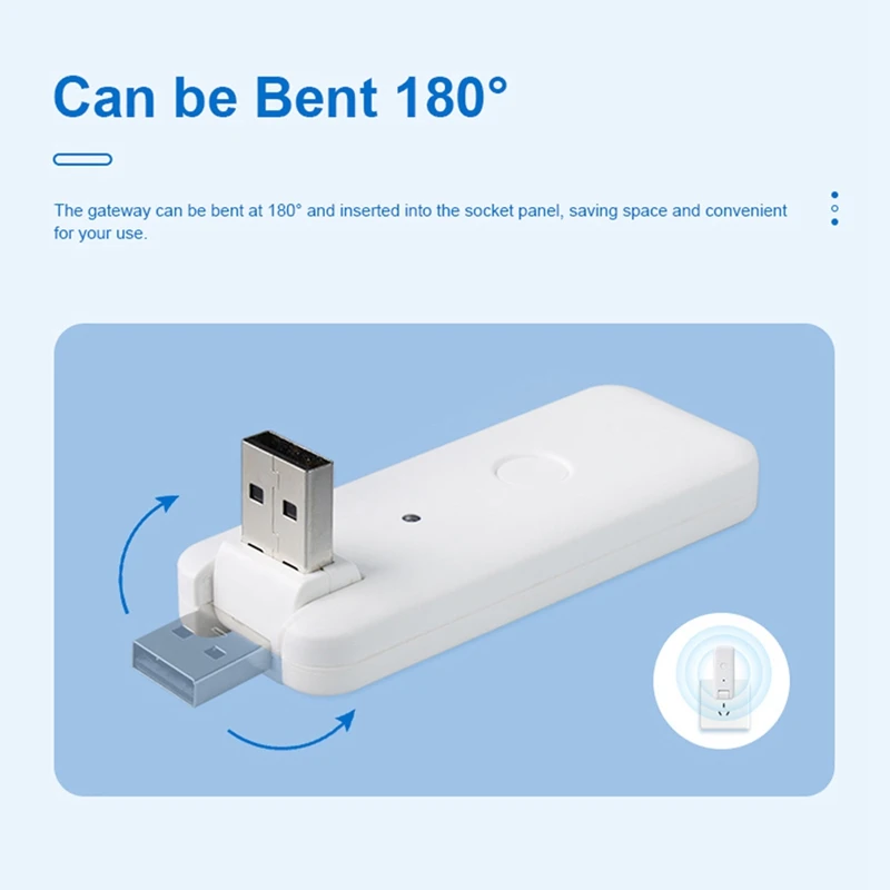 Tuya Wifi Gateway USB Type Ingtelligent Gateways Wireless Gateways Intelligent Bluetooth Mesh5.0 Beacon Gateway