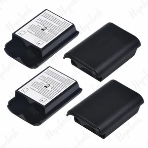 Wiederaufladbarer AA -Batterie -Heckdeckel, Shell für Xbox 360, Wireless Controller, neue Spielzubehör, Schwarz und Weiß, 100 PCs, 50 PCs, 20 PCs, 10pcs 12 Hauptverkaufsaustausch Xbox 360 White - №2