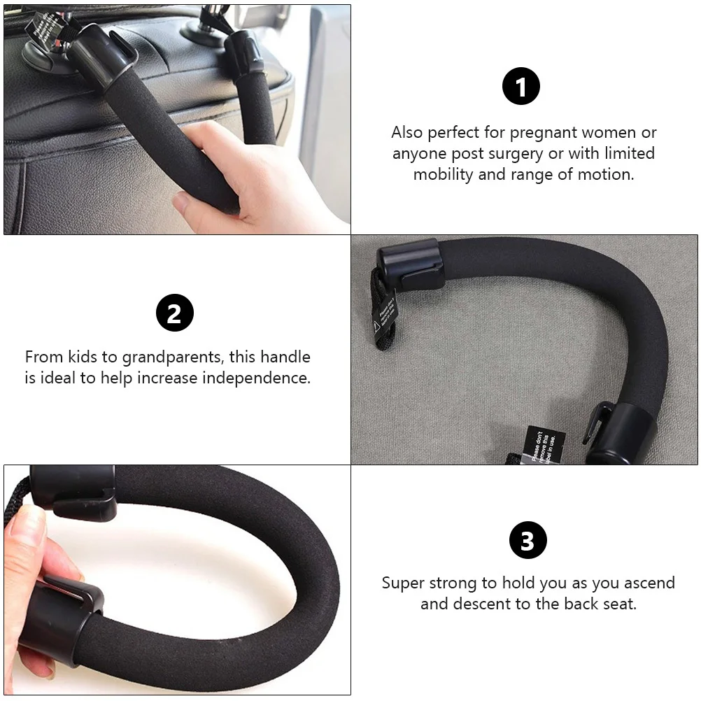 

Universal Car Hand Grip for Front Headrest Support Seat Passenger Safety Handle Comfortable Grip Holder for Elderly