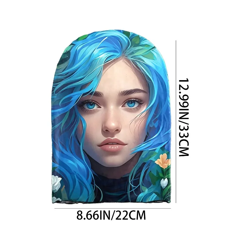 6pcs máscara facial completa impressa em 3D realista |   Capacete elástico de malha elástica para festa de carnaval |   Balaclava unissex adulto novidade