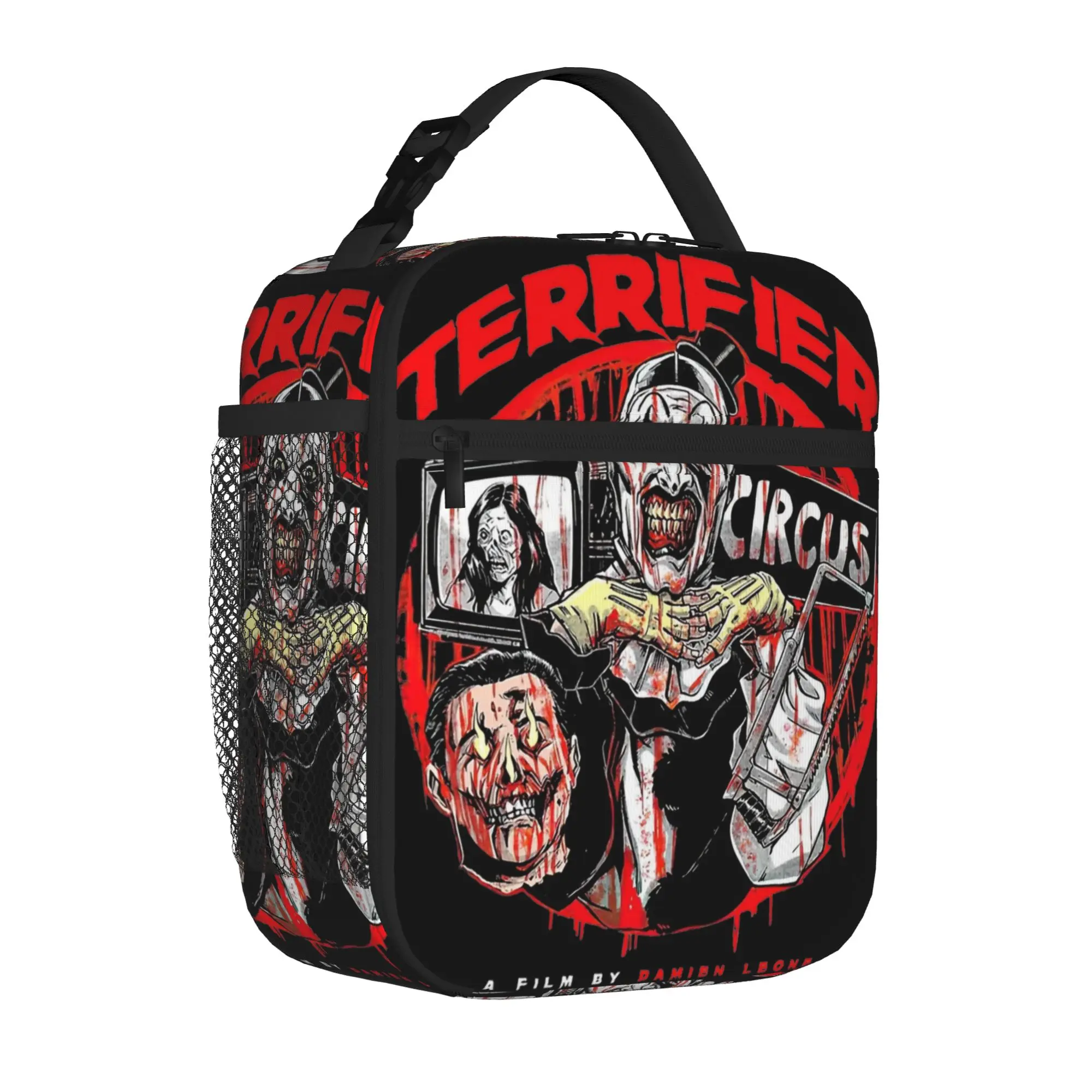 Terrifiers Horror Halloween Thermal Insulated Lunch Bags for Picnic  Portable Food Bag Cooler Thermal Lunch Boxes