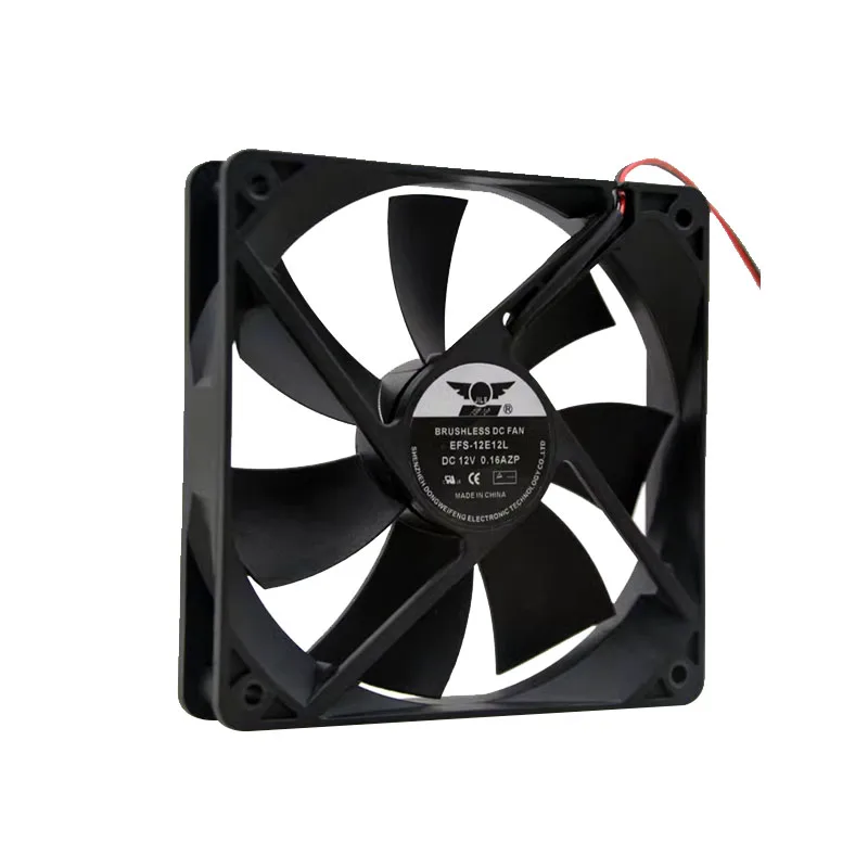 NEW ORIGINAL EFS-12E12L 12V 0.16A 12025 120*120*25mm 12cm COOLING FAN