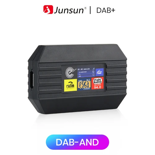 Dab + Antenne Met Usb-Adapter Voor Autoradio Android Gps Signaalontvanger Voor Junsun Dvd Auto-Accessoires