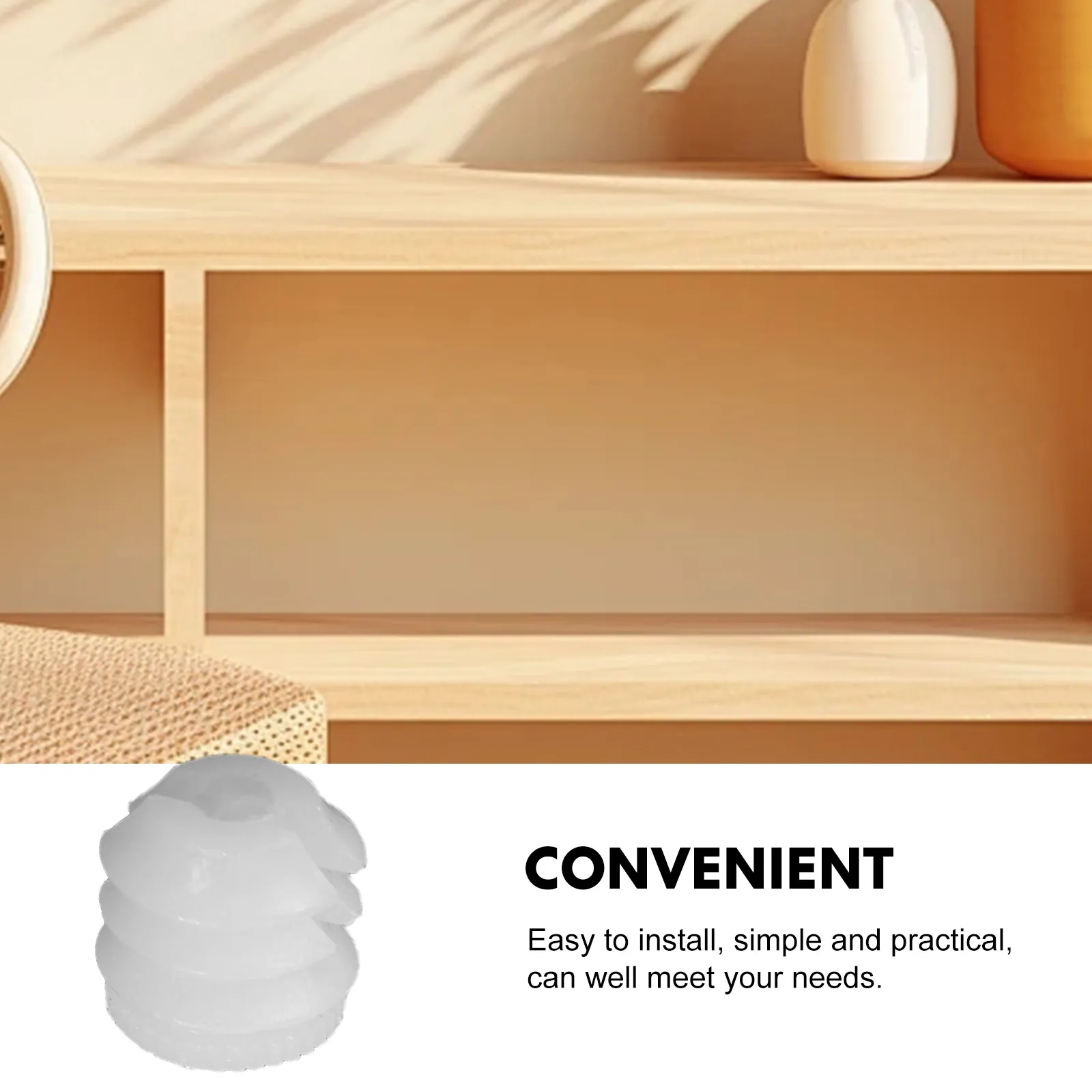 100PCS Furniture Connector Fittings HighStrength Nylon Nuts Assembly Preinserted Hardware Screws Durable EasyAssembly