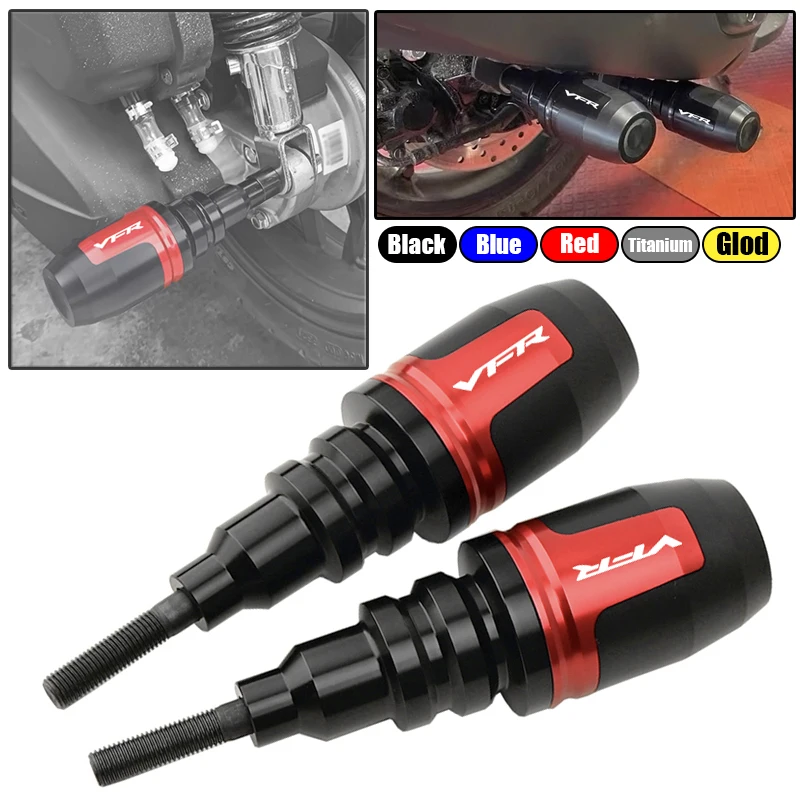 

For Honda VFR1200F VFR1200 VFR 1200 F 2010-2016 2015 Motorcycle Accessories CNC Frame Crash Pads Exhaust Sliders Crash Protector