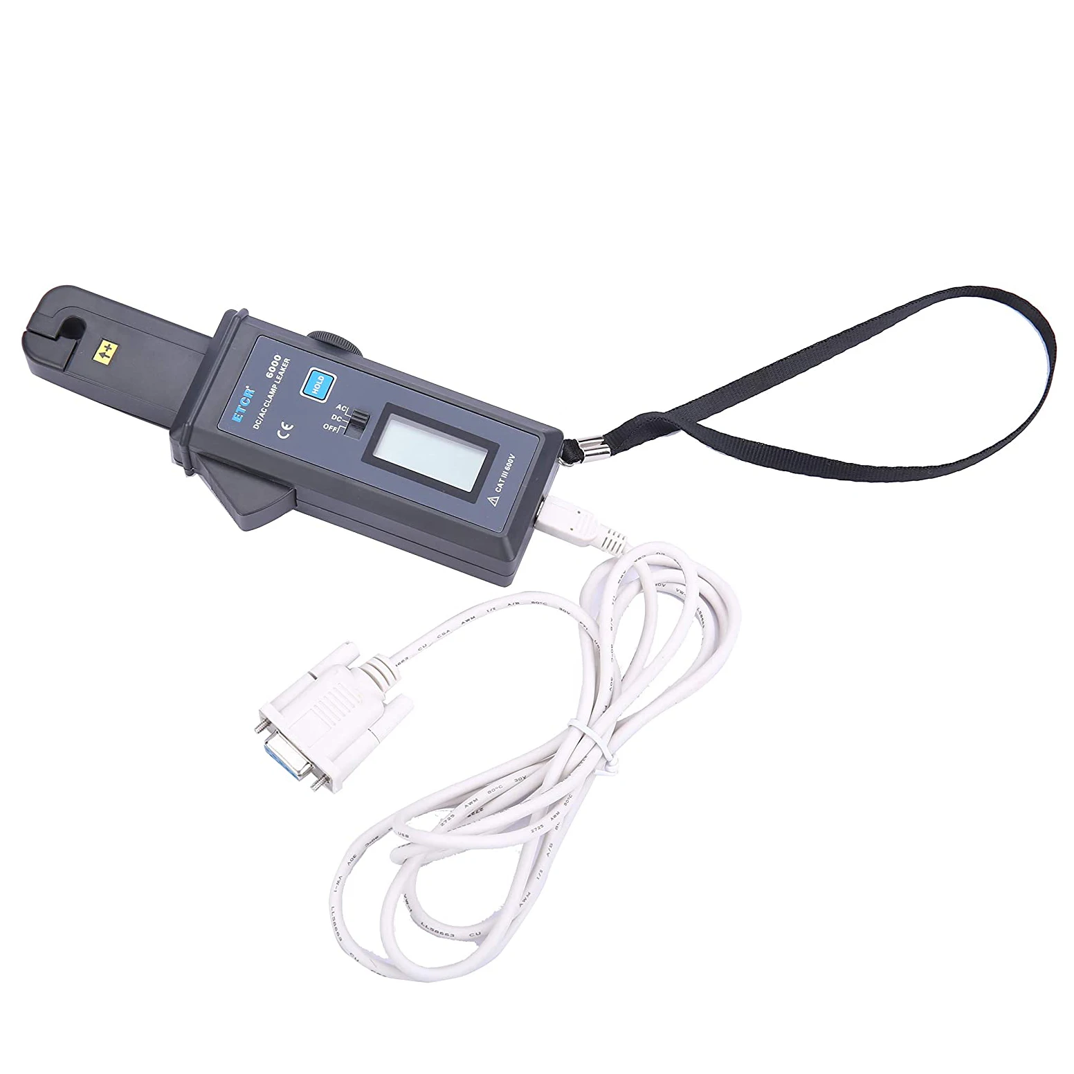 Measurement Range 0mA~60A Resolution 1mA Measureable DC/AC Leakage Current Digital Clamp Meter Multimeter Multi Tester