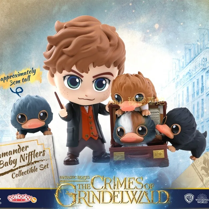 Original Hot Toys COSBABY Newton Artemis Fido Scamander Niffler Fantastic Beasts and Where To Find Them Q Version Xmas Gifts Toy