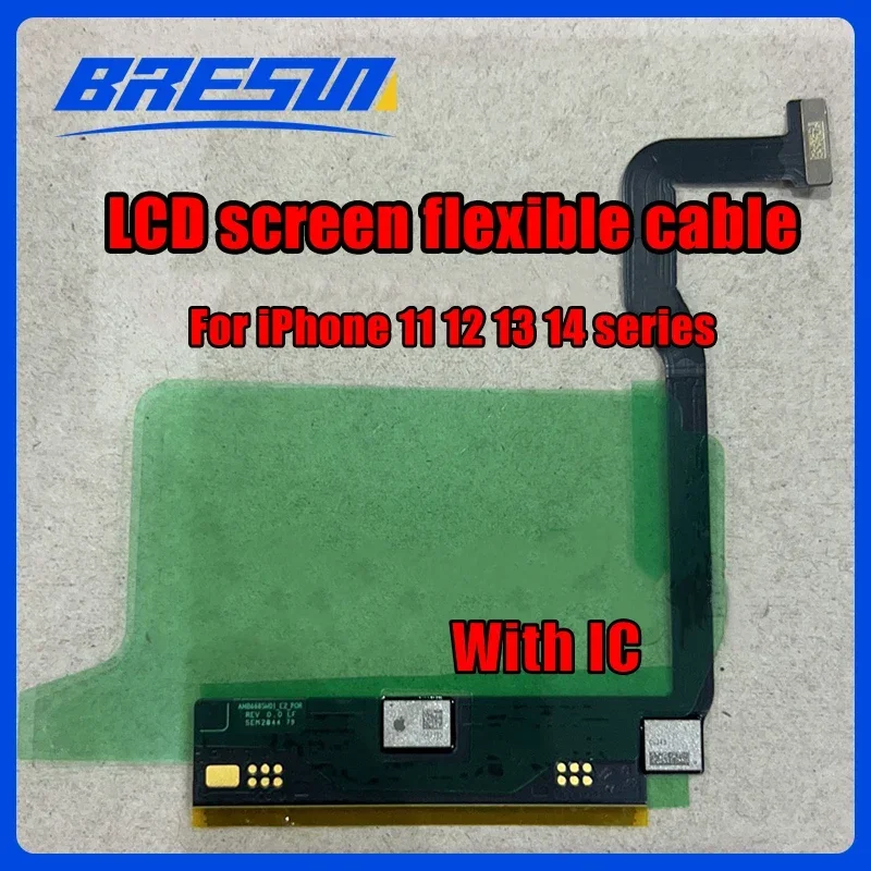 Original cable with Ic with data For iphone 11 12 13pro 13mini LCD screen touch cable replacement part or 14Pro 14promax 14plus