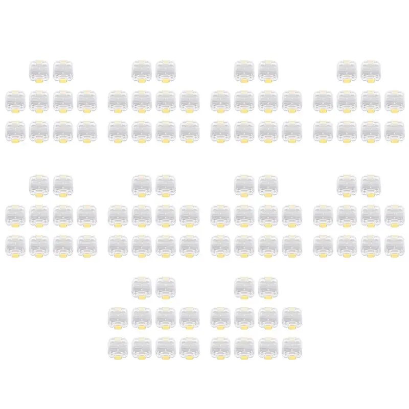 Picture 5: A84X-100Pcs Plastic Denture Tooth Box With Film High Quality Denture Storage Box Implant Membrane Tooth Box