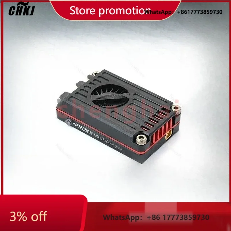 CHKJ for RUSHFPV MAX SOLO picture transmission CNC shell 2.5W high power FPV crossing machine, fixed wing, long voyage