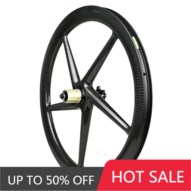 

STLF Bicycle Wheels 20 Inch 5 Spoke406 Carbon Clincher BMX Wheels for Folding Bike Balance Bicycle Bicycle Accessories