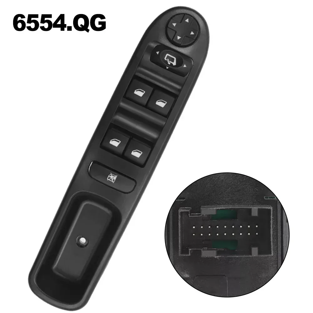 

Car Maintenance Car Power Window Switch 207 Window Control Electrical Component High Reliability Plastic Material