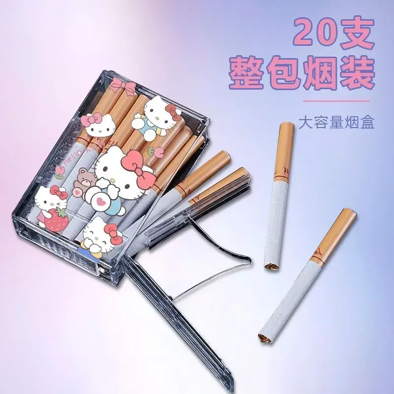 My melody Pochacco Hello kitty Cinnamoroll Kuromi personalized cartoon rechargeable cigarette case lighter all-in-one