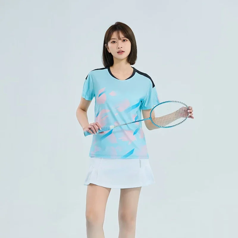 Women's Badminton Jersey 2025 New Tennis Shirt Competition Training Running Casual Ping Pong Golf Yoga Clothing for Women