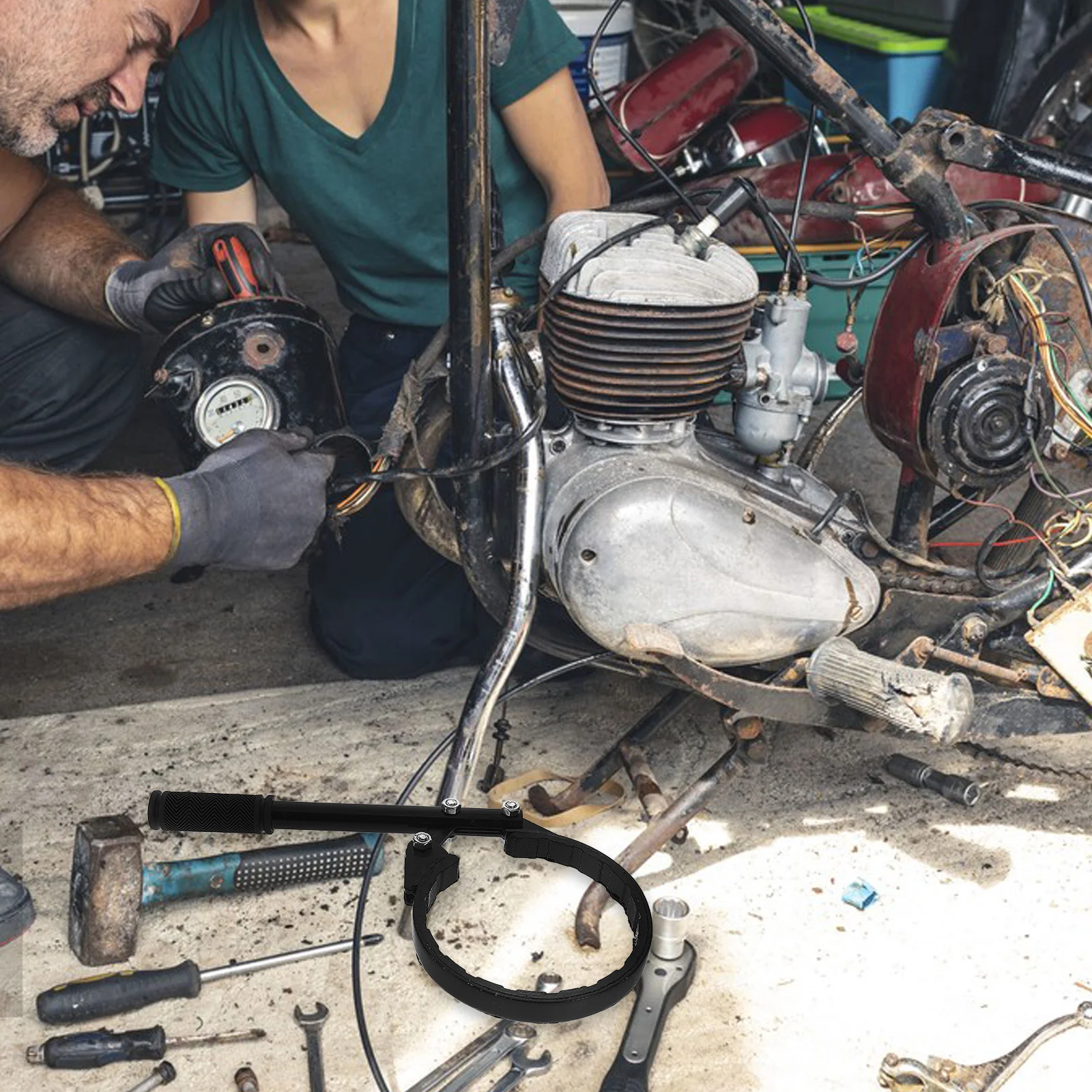 Set di strumenti per chiavi di ricambio per camion per asciugatrice ad aria, rimozione cilindro, strumento di riparazione per carichi pesanti per uso esterno