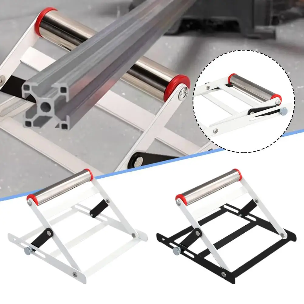 Cutting Machine Material Support Bracket Cutting Lift Table Part Power Lift Adjustable Workbench Stand Stand Roller Tools U0N1