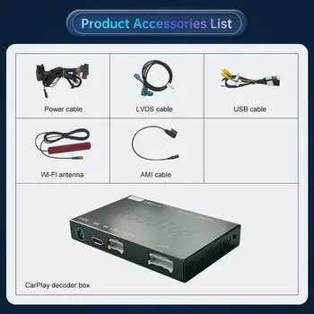 適用於賓士GLK X204(2008-2013)的Android 14觸控螢幕車用系統,支援無線CarPlay、車用收音機、視訊多媒體播放器、GPS導航、4G網路和WiFi。 8 最佳銷售 賓士GLK螢幕 - №4