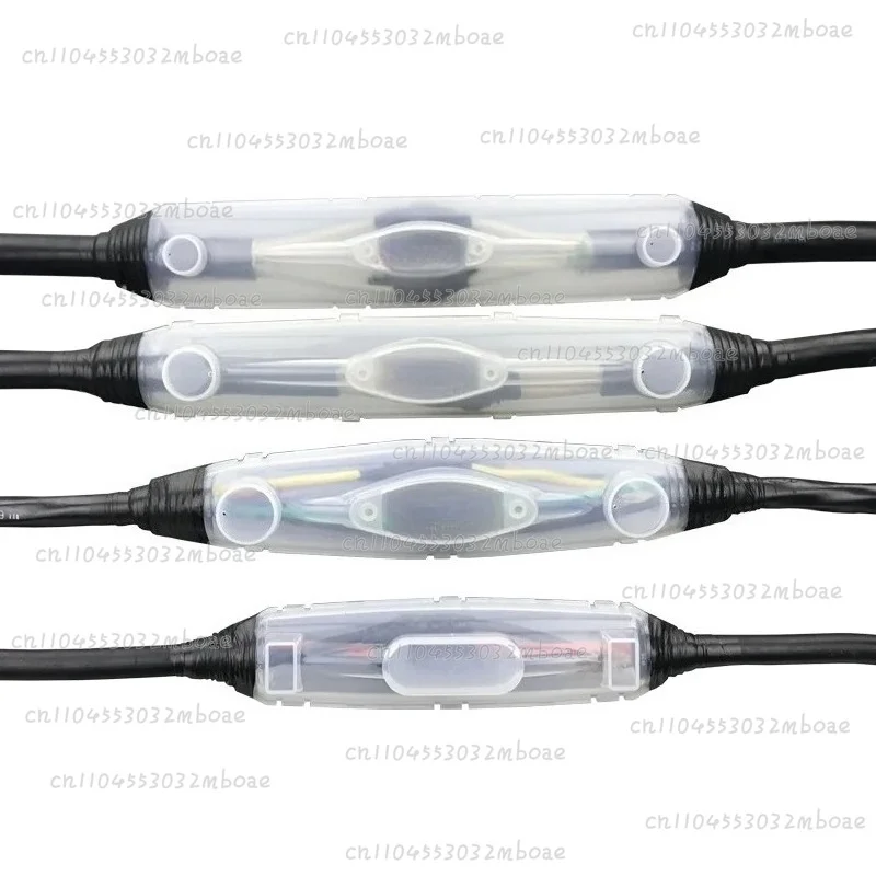 Sealing Resin Waterproof Wiring Protection Box Direct Cable Wiring Injection Glue Waterproof Junction Box Filling Capactity 365g