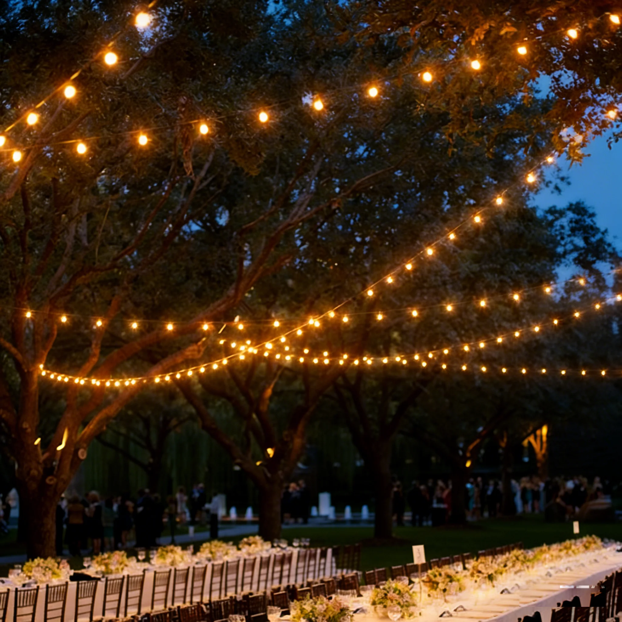 String Light Bistro - Outdoor G40 Patio String Lights 25