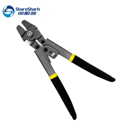 Fishing Pliers Up To 2.2mm Wire Rope Crimping Pliers Cutting Wire Rope Swager Stop Aluminum Sleeves Fishing Tool Crimping