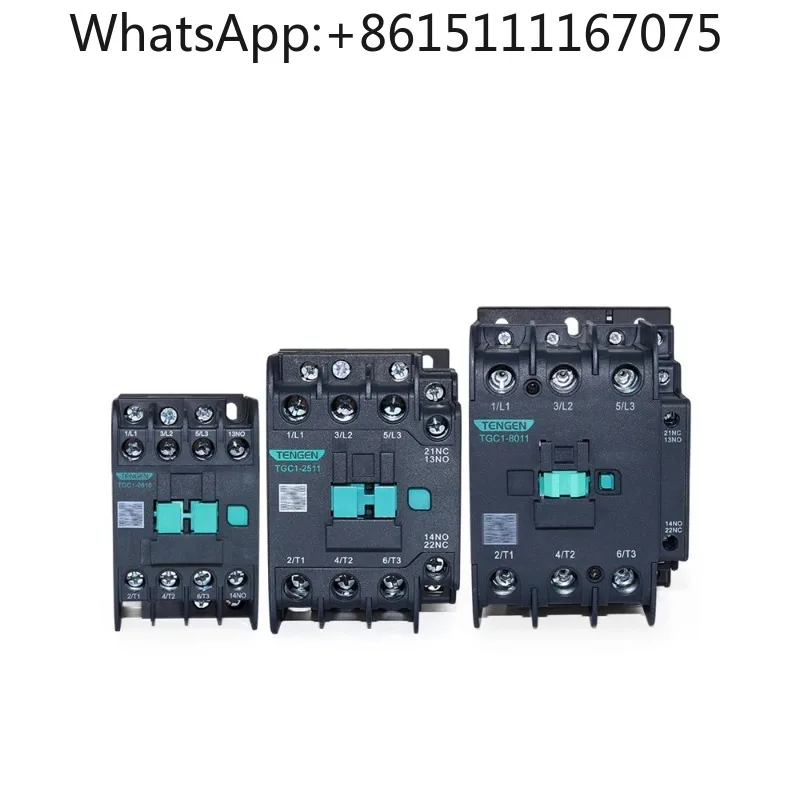 CJX2-1210 CJX2-1810 CJX2-2510 CJX2-4011 AC Contactor 220V 380V Three Phase Electromagnetic Contactor Relay