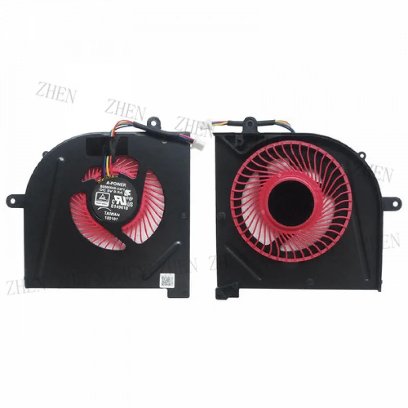 Ventilador de refrigeración Y CPU GPU para MSI GS63VR GS63 GS73 GS73VR MS-17B1 Stealth Pro