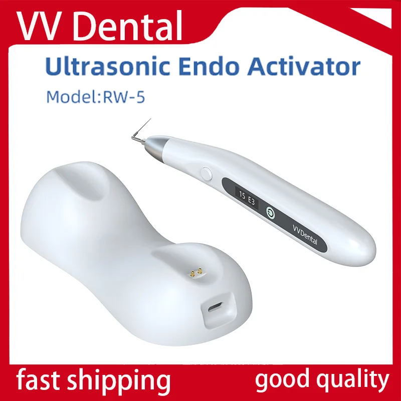 Dental RW-5 Ultrasonic Endo Activator Wireless Dental Sonic Root Canal Irrigator Endodontic Cleaning Handpiece Optional Activato