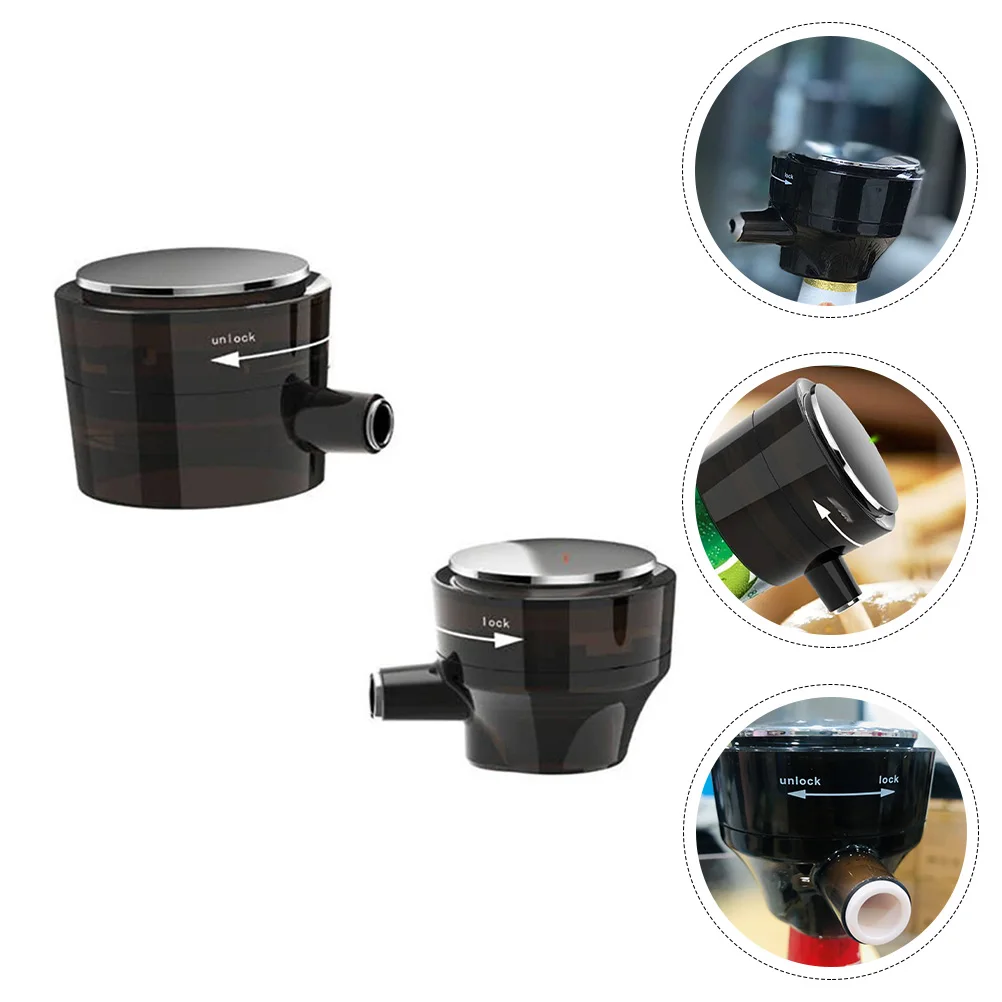 

2Pcs Red Wine Aerator Foamer for Home Use Maker Ideal Party Bar Tool Portable Bubbler Device