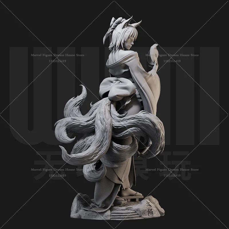 1/24 1/18 Scale DIY Self-assembled GK 3D Resin Un-panited Dolls White Model Amaterasu Oni Samurai Ninja Japanese Assassin‌