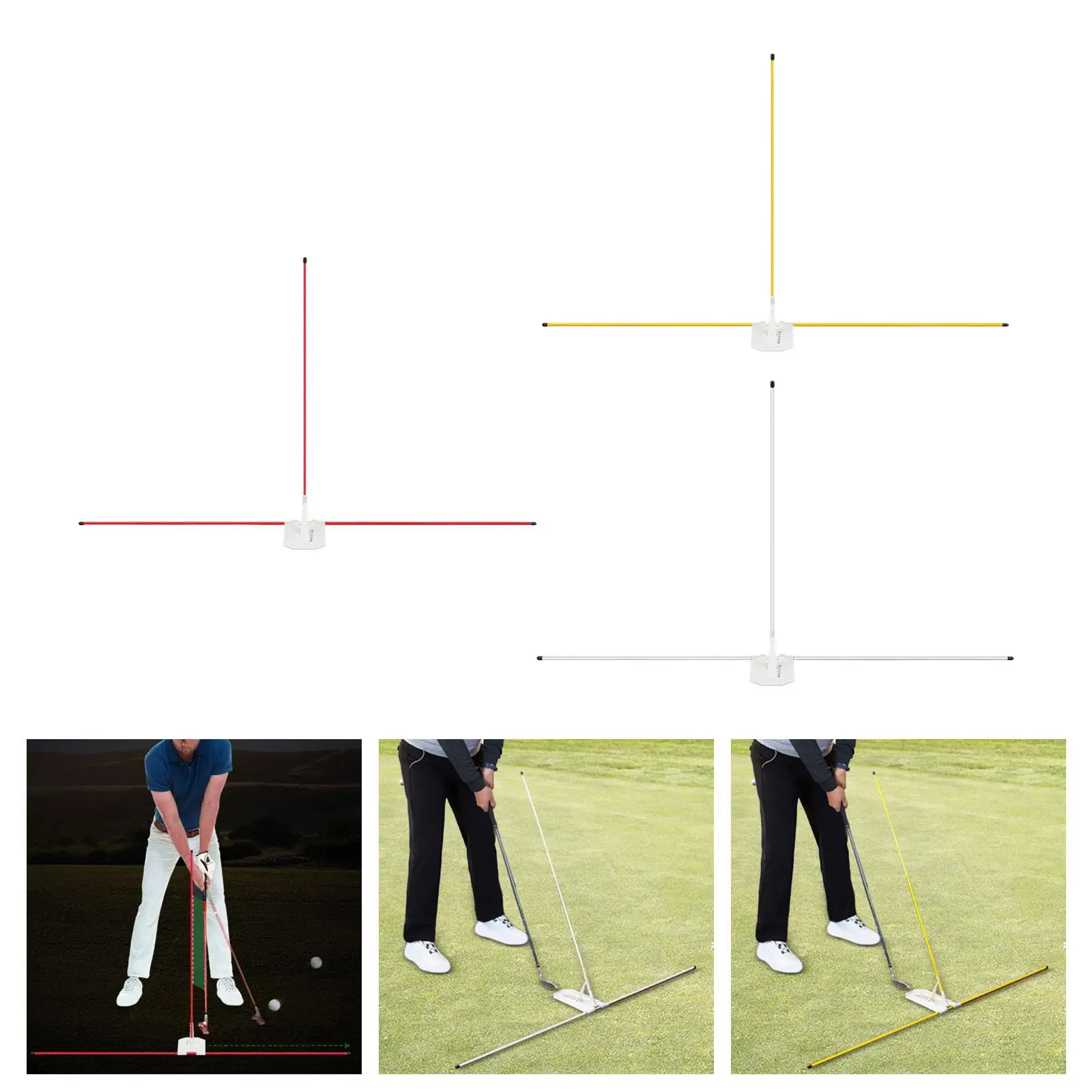 Kije do wyrównywania golfa Kije do wyrównywania golfa, wskaźnik kierunku, praktyka golfowa