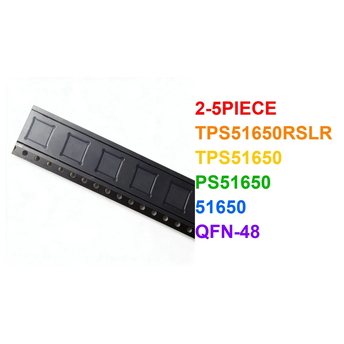 Hot sale (2-5piece) TPS51650RSLR TPS51650 PS51650 51650 QFN-48 Chipset