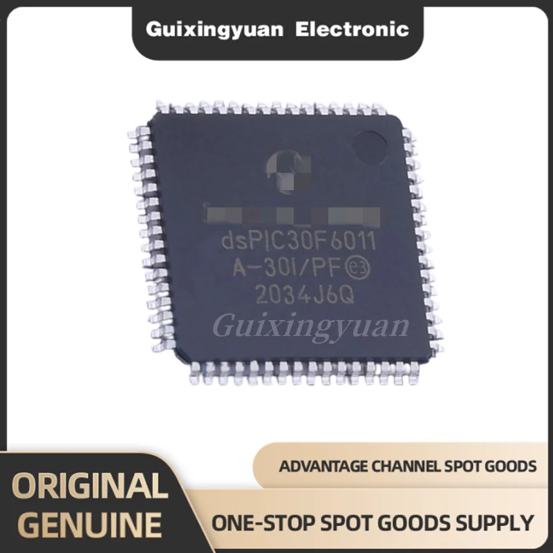 The new original DSPIC30F6011A-30I/PT package QFP64 digital signal processor chip, a large quantity of price