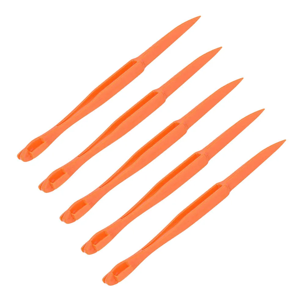 

5pcs Plastic Orange Peeler Fruit Slicer Kitchen Gadget Lightweight Citrus Opener Tool For Home Outing